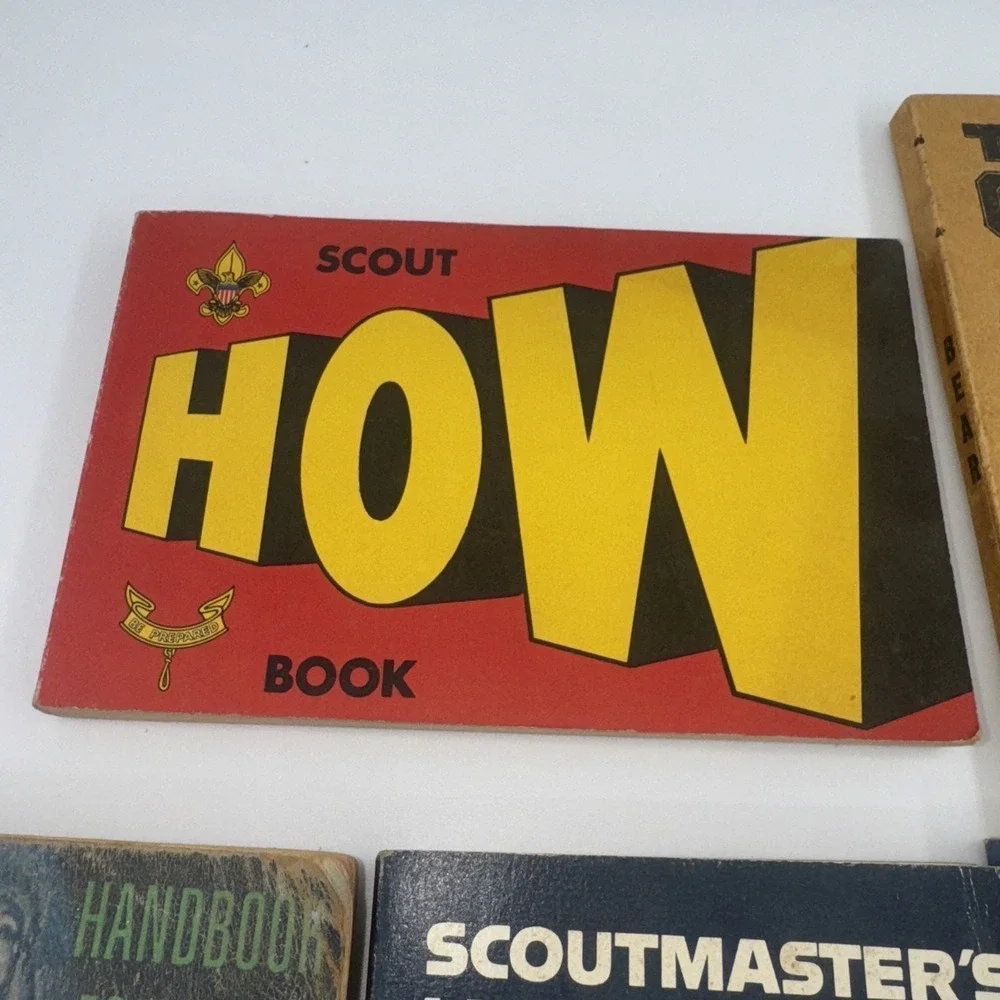 Boy Scouts Cub Scout Book Lot of 7- 1930s 1960s; Troop Activities Song Book VTG